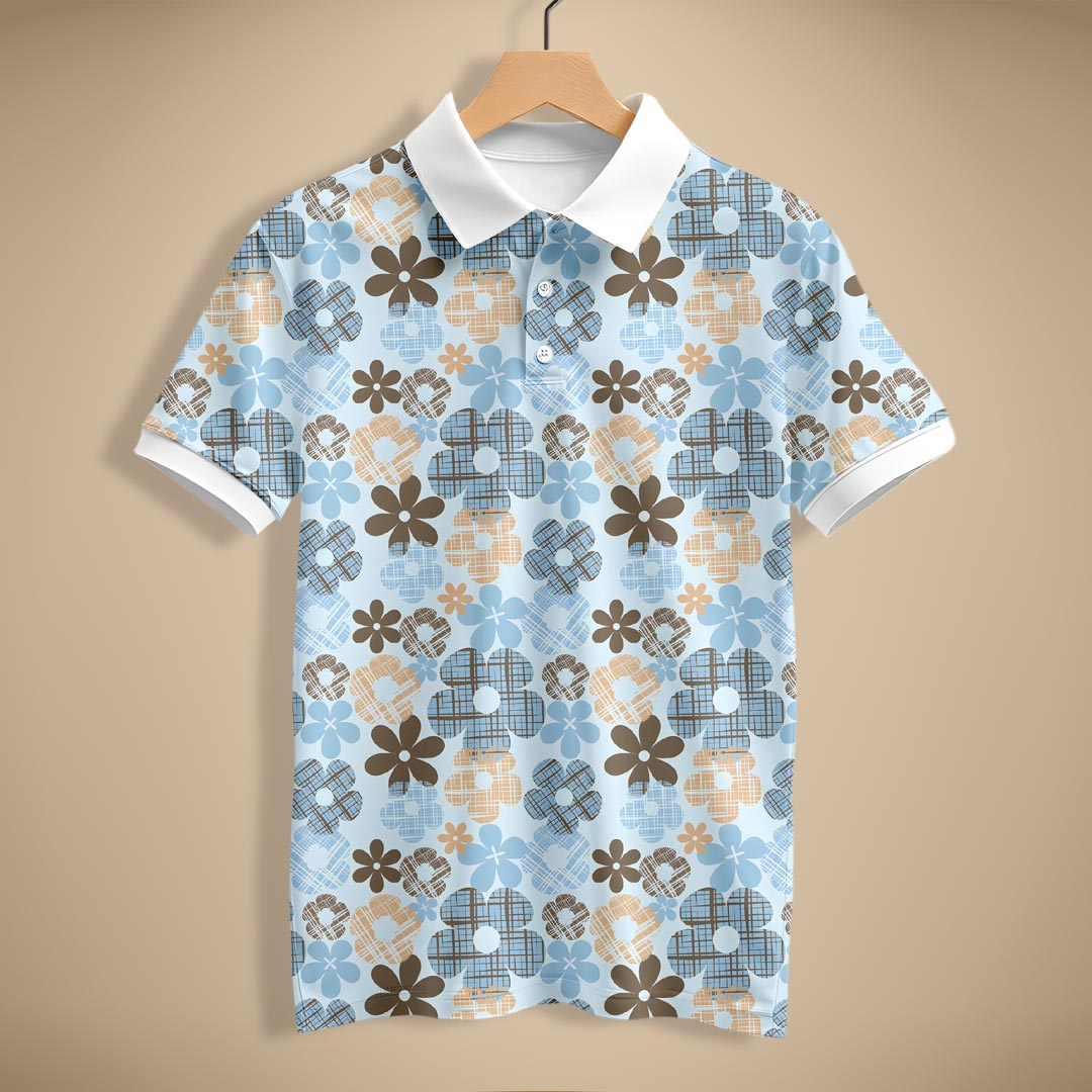 Floral Polo T-Shirt