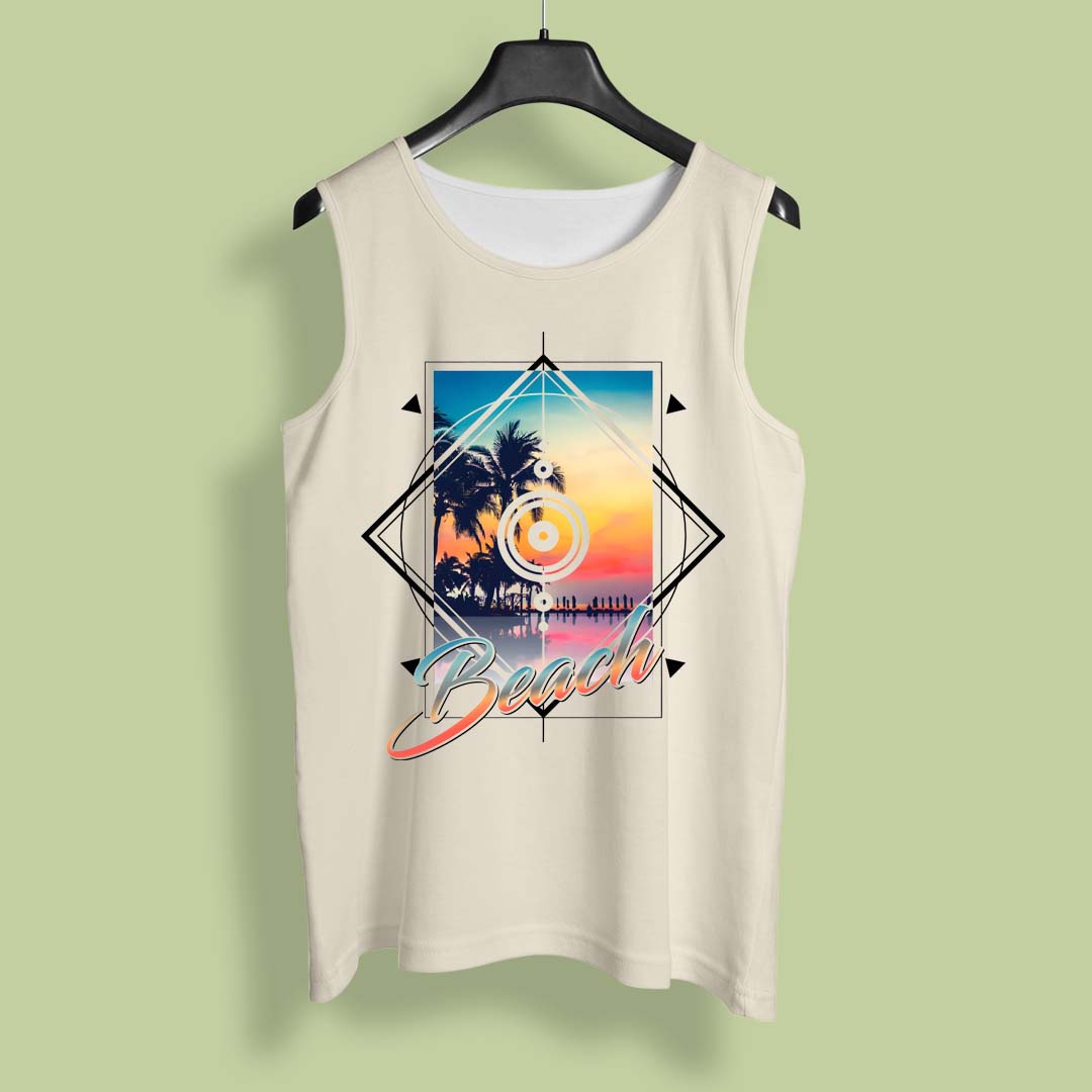 Beach Print Sando