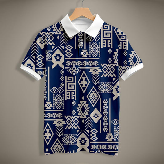Classic Pattern Polo T-Shirt