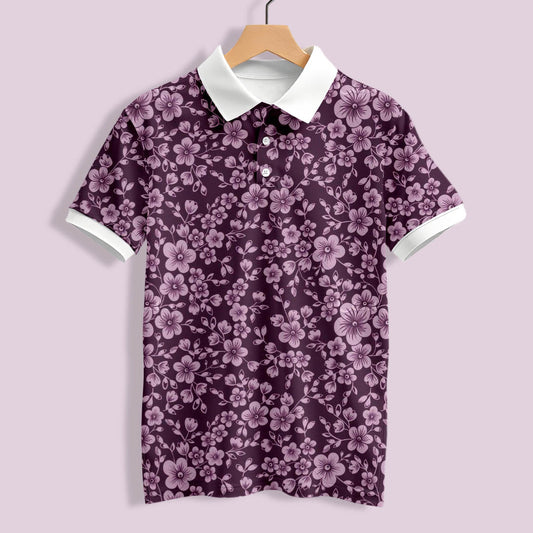 Floral Polo T-Shirt