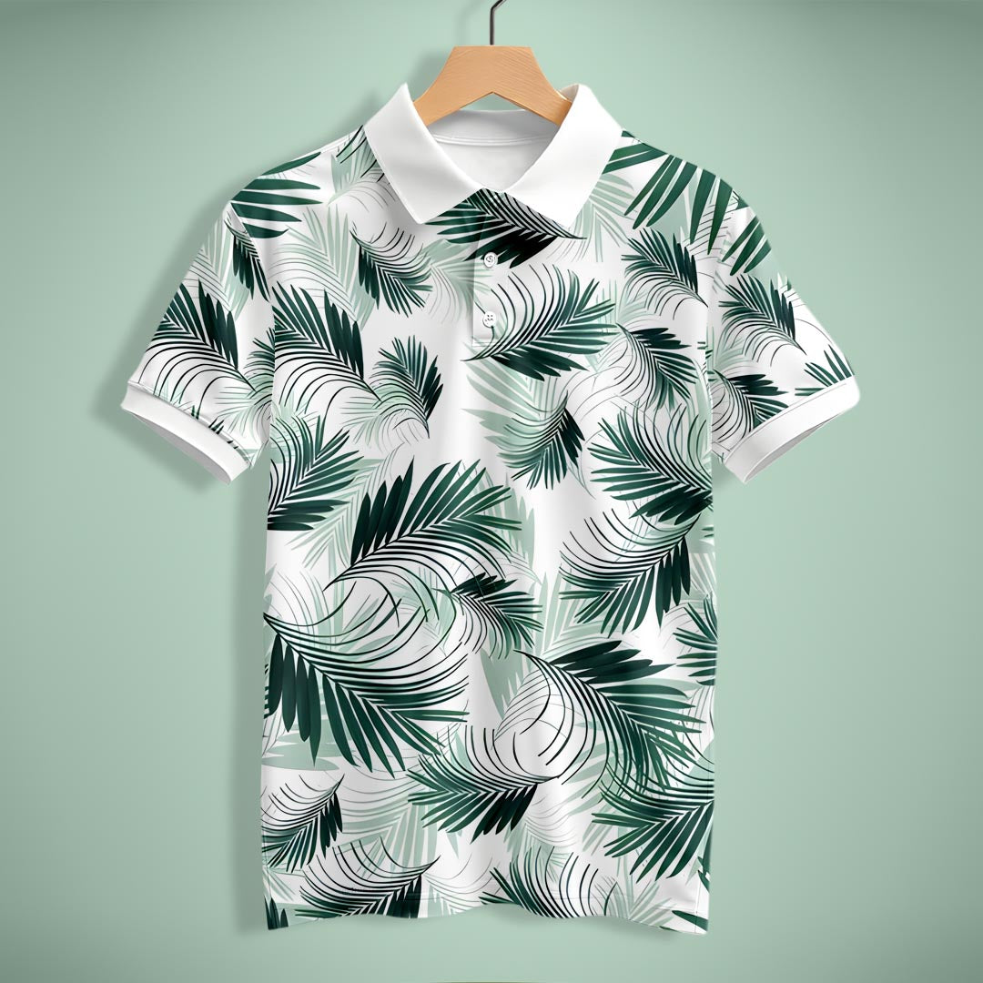 Green Leaf Polo T-Shirt
