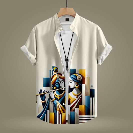 Krishna Print Shirt