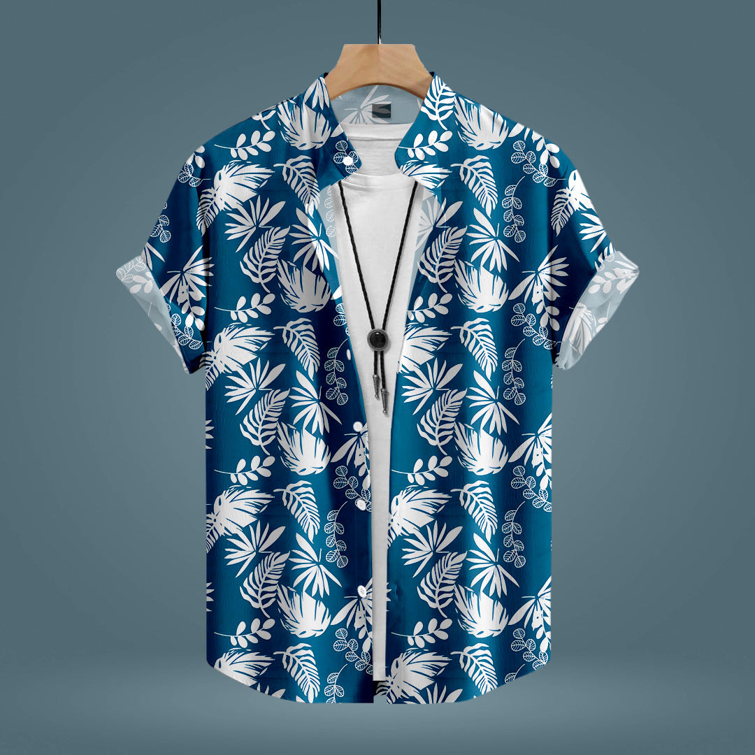Leafy Print Shirt